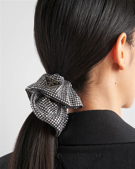 prada hairbow|Prada hair scrunchie.